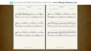 Pukarta Chala Hu Main Western Staff Notation with ABCD Notes and Chords