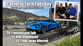 CORVETTE TECH TUESDAY C6 ROOF DELAMINATION & C8 TRADE VALUE CONCERNS