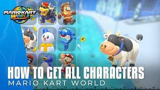 Mario Kart World – How To Get All Characters! Fast NPC Unlock Method Guide