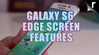 What can the Galaxy S6 Edge's screen actually do?