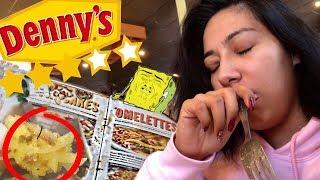 EATING AT THE WORST REVIEWED DENNYS NEAR ME SO NASTY! - Alexisjayda