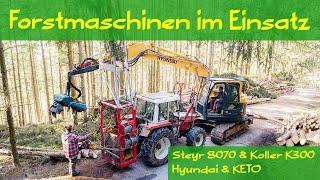 Koller K300 im Einsatz  Hyundai Keto Steyr