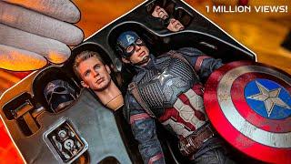 Hot Toys Captain America Avengers Endgame Unboxing & Review l Super Realistic Steve Rogers