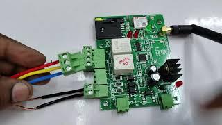 GSM BASED 3 PHASE MOTOR CONTROL