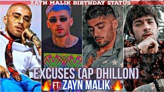 Zayn Malik Birthday Status/Excuses Ft. Zayn Malik/Zayn Malik Attitude Status/Zayn Malik Birthday