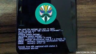 How to Fix Signature Verification Failed Error 21 when sideloading Magisk