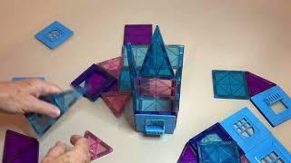 KAEILORU Magnetic Tiles 3D Frozen Princess Castle Magnetic Building Blocks Kids Toys Review, Great q