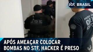 Hacker é preso no interior de SP após ameaçar colocar bombas no STF | SBT Brasil (14/11/24)