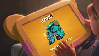 When you open COMMON CHEST and get KONG! Hills of Steel