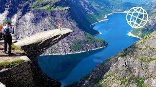 Hiking to Trolltunga, Norway  [Amazing Places 4K]