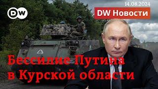 Украина берет новые территории в Курской области. Насколько слаб Путин? DW Новости (14.08.2024)