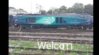 GBRF class 66 No. 66769 passing Diss Station with a load of 100 ton fuel tankers