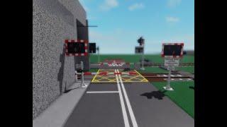 Buzzwoofer tram Simulator v0.2a Tram Crossing Test 1 on Roblox