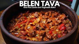 Easy ONE-PAN Turkish LAMB Bake – Belen Tava Recipe