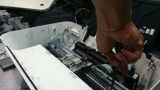 How to disassemble HP Ink Advantage 1515 and clean encoder strip