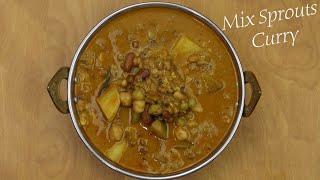 Mix Sprouts Curry