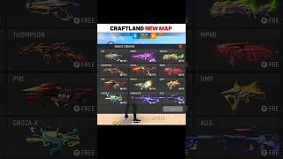 Craftland New Map Code Evo Gun Skins #freefire #shorts