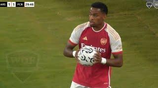 JURRIEN TIMBER vs Barcelona | Solid Performance  Arsenal Pre-Season 23/24 (HD)