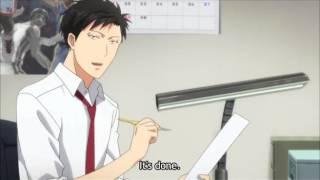 Monthly Girls Nozaki kun Episode 8 boxes scene