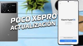 Poco X6 Pro Nueva Actualización de HyperOs con Android 14