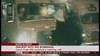 Botched IRA warning call in 1974 caused 21 deaths (UK) - BBC News - 5th April 2019