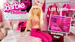 The Ultimate Barbie Doll Room! Making A Pink Barbie Themed Doll Bedroom - Barbie The Movie Inspired