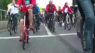 Московский велопарад 06.09.2015 (Part 2 of 4) Moscow bicycle parade Field recording