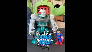 4 Different Scenes with Imaginext Doomsday & Superman | Toys Into Comic Panels | Comic Book Filter