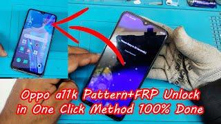 Oppo a11k Pattern+FRP Unlock in One Click Method ️️ / Oppo a11k Pin+Pattern Unlock in Unlock Tool