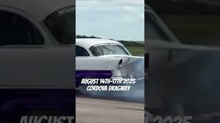 Insane 55 Chevy Burnout  Havliks Fastest Streetcar Shootout Tribute Race August 14-17th 2025 Cordova