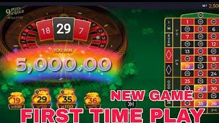 9POTS OF GOLD ROULETTE NEW CASINO GAME FIRST TIME PLAY ▶️ 5000 WIN ONLINE EARN GAME DAILY WIN