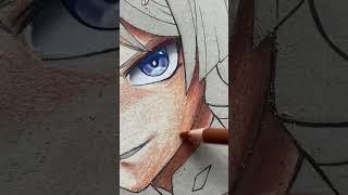 How I color Anime Skin! No music #shorts #art #anime