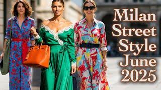 What People Are Wearing in Milan – June 2025 Street Style & Top Summer Fashion Trends. Fashion VLOG