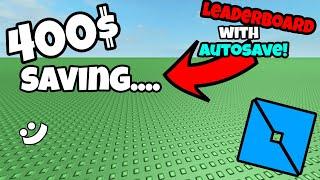 How To Make A Leaderboard With Autosave Feature | Roblox Studio