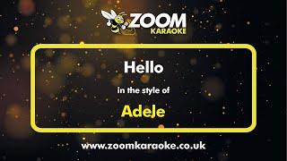 Adele - Hello - Karaoke Version from Zoom Karaoke