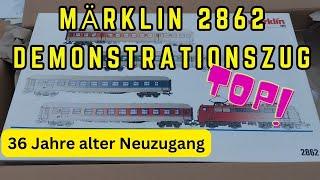 Märklin 2862 Demonstrationszug. 36 Jahre alter Neuzugang auf meiner Anlage