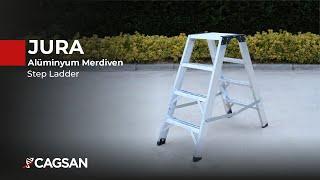 JURA |  Aluminyum Merdiven | Stepladder | ÇAĞSAN MERDİVEN