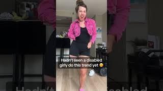 Disabled girly does the Alibi Trend  #Shorts