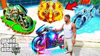 Franklin Collecting RARE ELEMENTAL SUPERBIKES in GTA 5 | SHINCHAN and CHOP