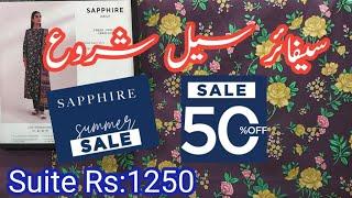 Sapphire End of Season Sale Flat 50 off August 27, 2024