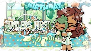 Taylers first birthday party!..  || *with voice* || avatar world. #avatarworld #tocaboca