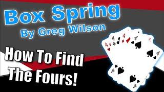 Box Spring By Greg Wilson | Sleight Of Hand Magic
