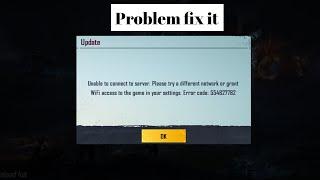 Pubg Mobile KR Version Unable to connect to server etc. problem fix it