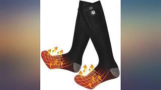 SNOW DEER Heated Socks,2022 Upgraded 7.4V Rechargeable Battery Electric Socks for review