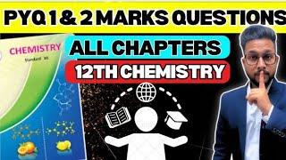 12TH CHEMISTRY ALL 1 & 2 MARKS QUESTIONS OF PYQ | JR COLLEGE |