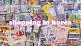 shopping in korea vlog  daiso stationery haul 🩷 deco tape, styling book & more 다이소 신상