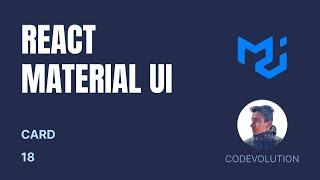 React Material UI Tutorial - 18 - Card