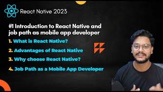 #1 Introduction to React Native and job path as mobile developer #reactnative #javascript #mobileapp