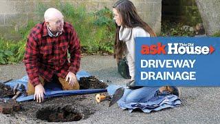 How to Fix a Sinking Driveway Drainage System | Ask This Old House