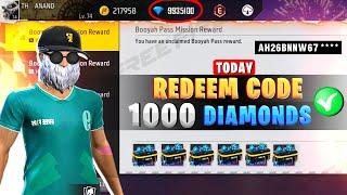 Today Diamonds Redeem code  || Unlimited Diamonds  || Free fire Diamond trick tamil 